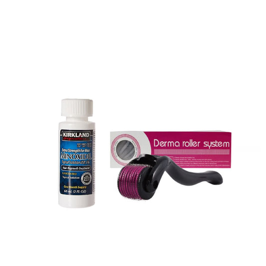 MINOXIDIL LIQUIDO PARA BARBA + DERMAROLLER